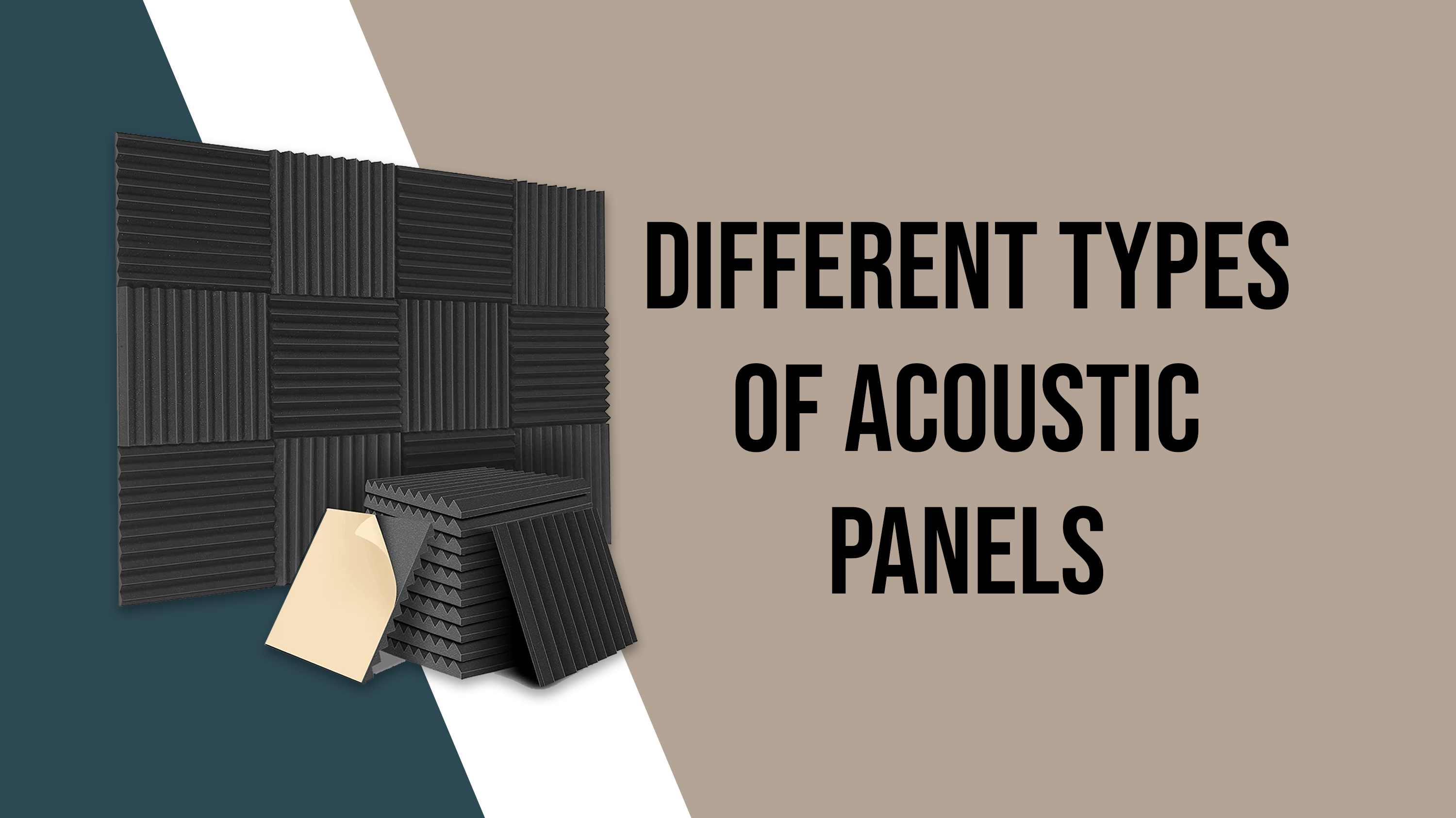 different types of acoustic panels
