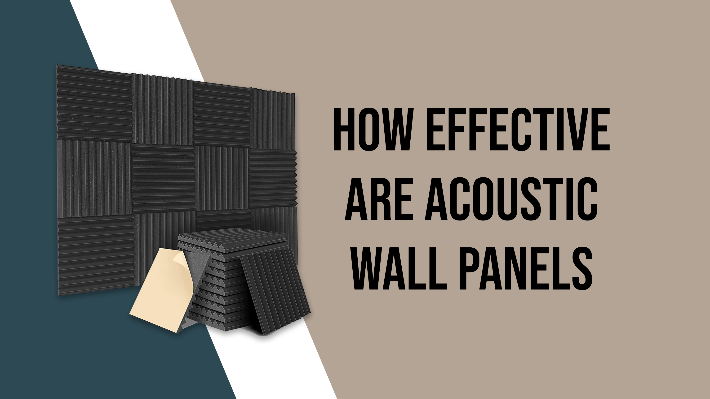 how effective are acoustic wall panels