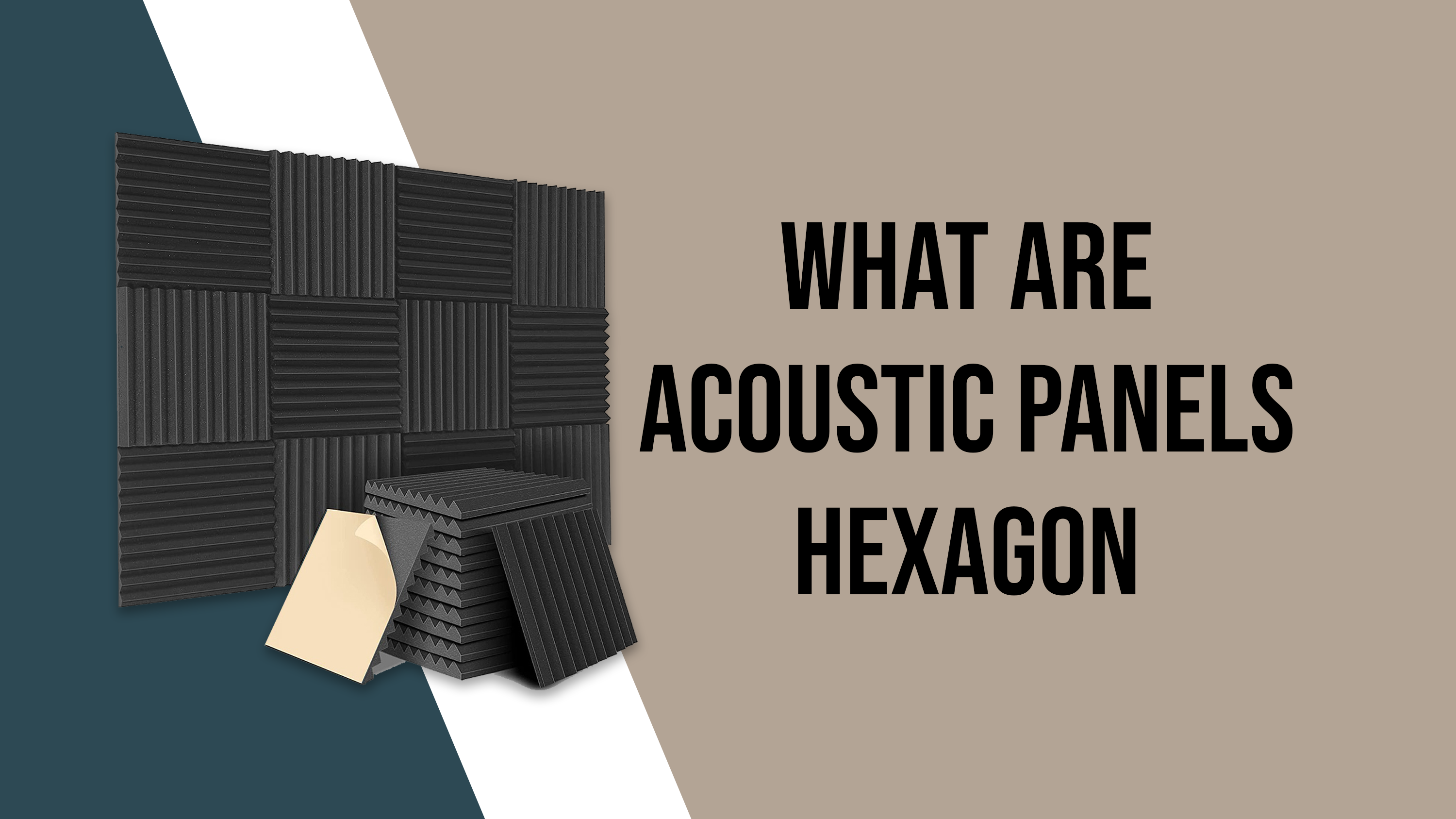 what are acoustic panels hexagon