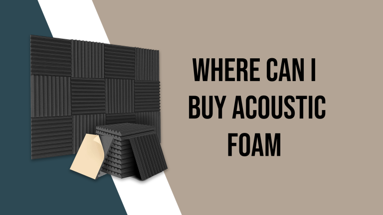 Where Can I Buy Acoustic Foam?