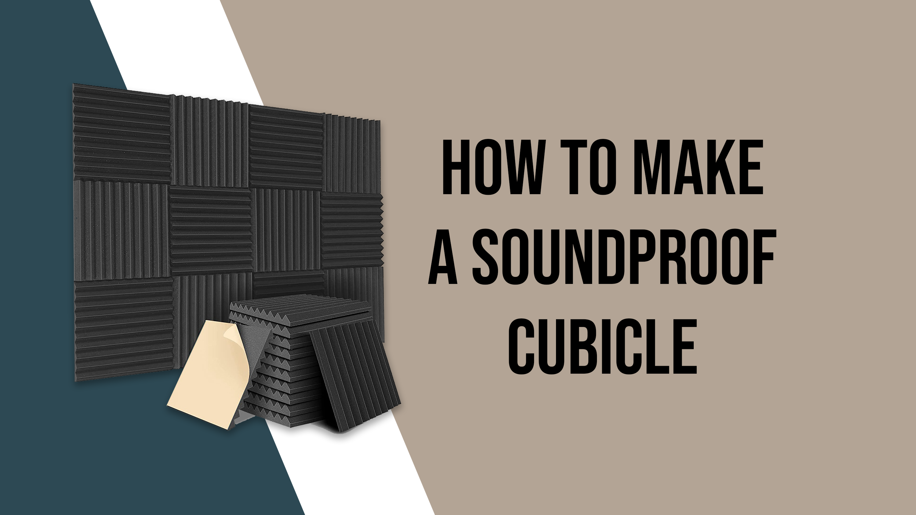 How to make a soundproof cubicle