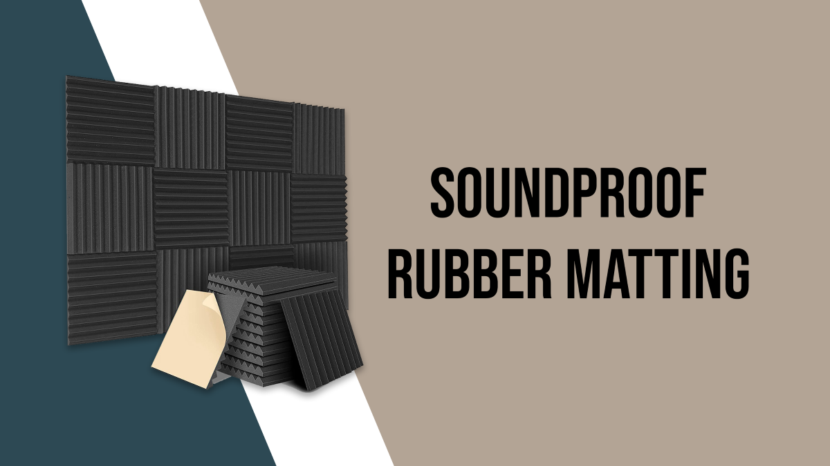 Soundproof rubber matting