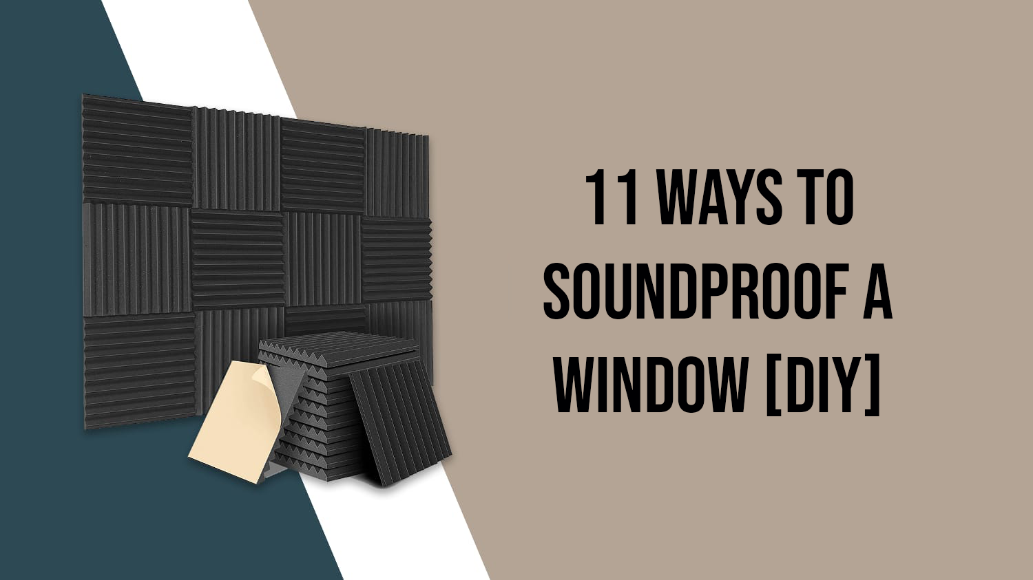 11 ways to soundproof a window [DIY]